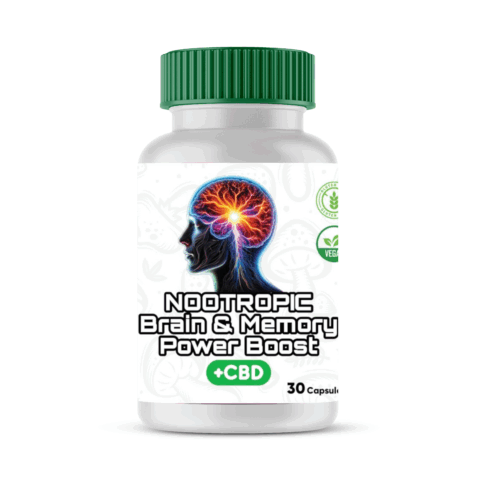 Medlife Nootropic Brain & Memory Power Boost + CBD - 30 Capsules