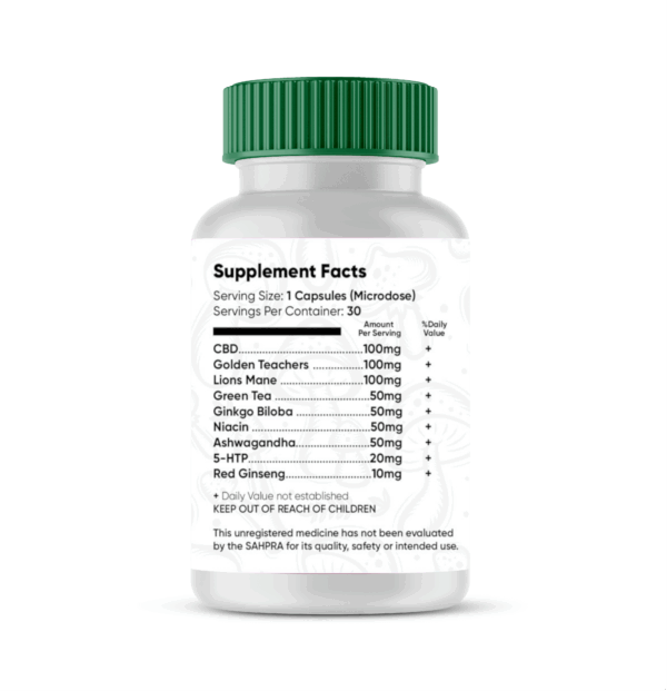 Medlife Nootropic Brain & Memory Power Boost + CBD - 30 Capsules - Image 3