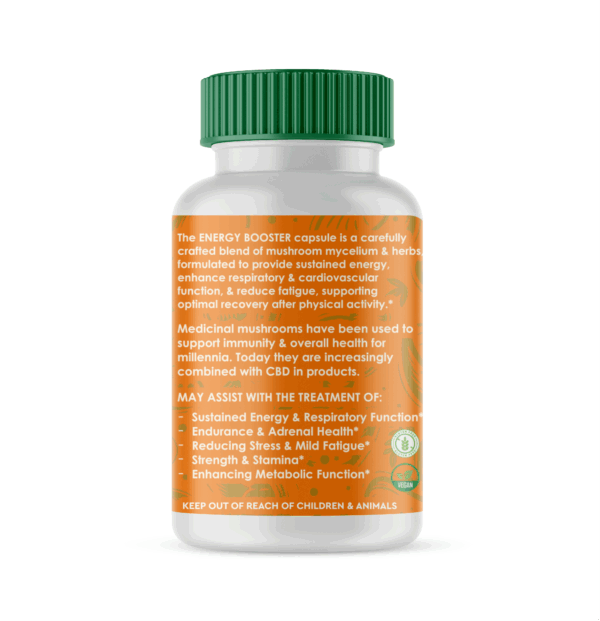 Medlife Energy Booster and CBD - 60 Capsules - Image 2