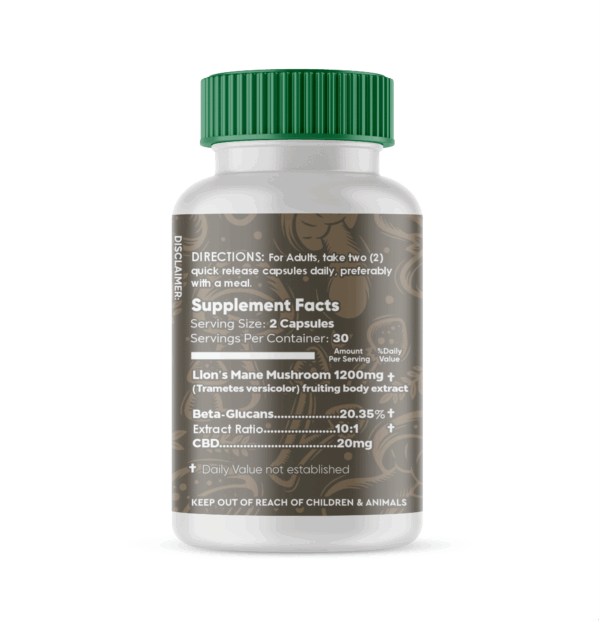 Medlife Lions Mane with CBD - Image 2