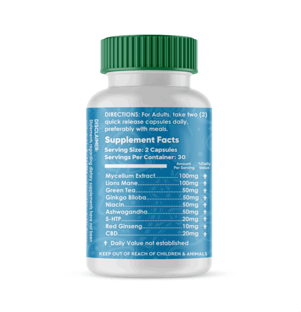 Medlife Nootropic Brain & Memory Power Boost with CBD - Image 2