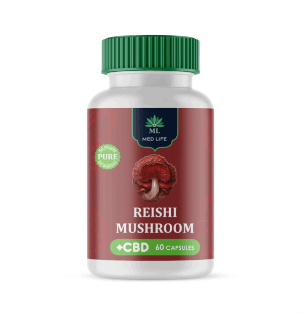 Medlife Reishi with CBD 600mg - 60 Capsules