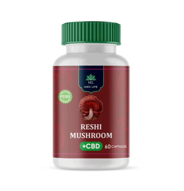 Medlife Reishi and CBD - 60 Capsules