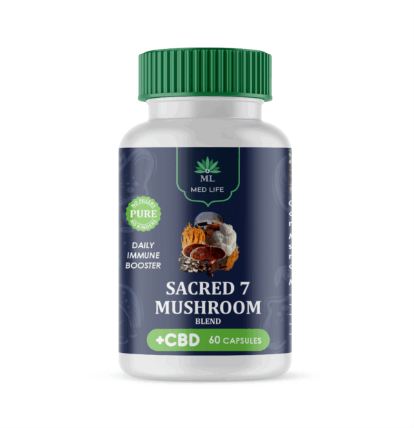 Medlife Sacred 7 Mushroom and CBD - Image 4