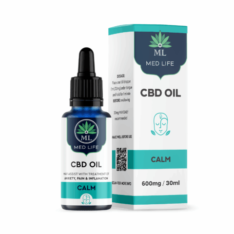 Medlife CBD Oil 600mg Calm - 30ml