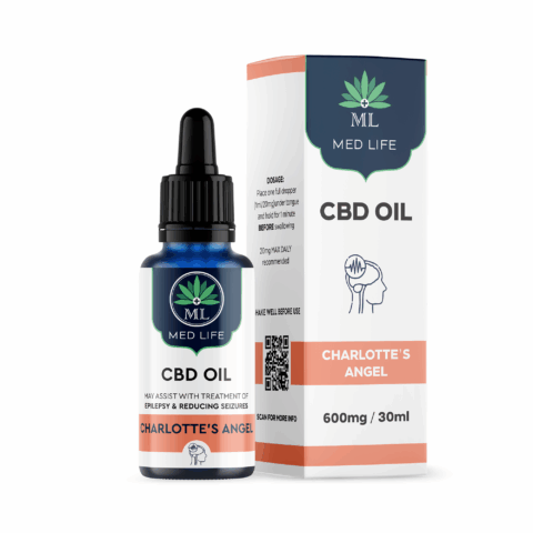 Medlife CBD Oil 600mg Charlottes Angel - 30ml