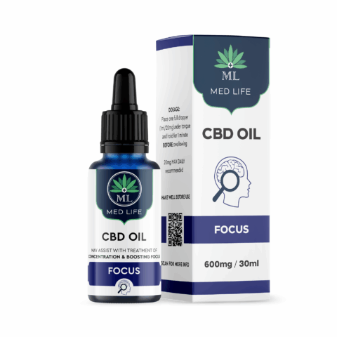 Medlife CBD Oil 600mg Focus - 30ml