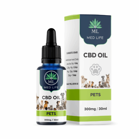 Medlife CBD Oil 300mg Pets - 30ml