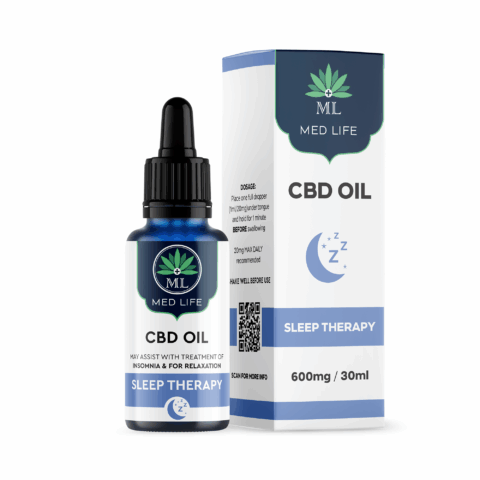 Medlife CBD Oil 600mg Sleep Therapy - 30ml