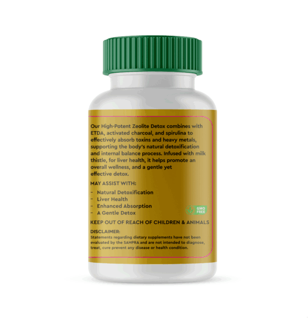 Medlife Zeolite 98% EDTA Detox 3000mg - 60 Capsules - Image 3