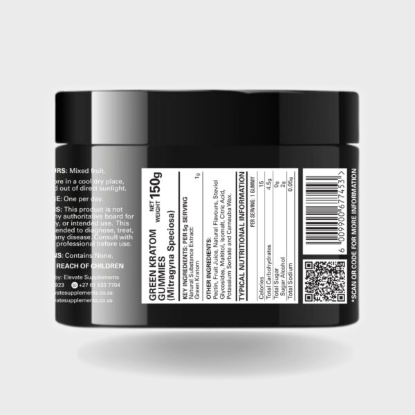 Elevate Supplements Green Kratom Gummies - Image 4