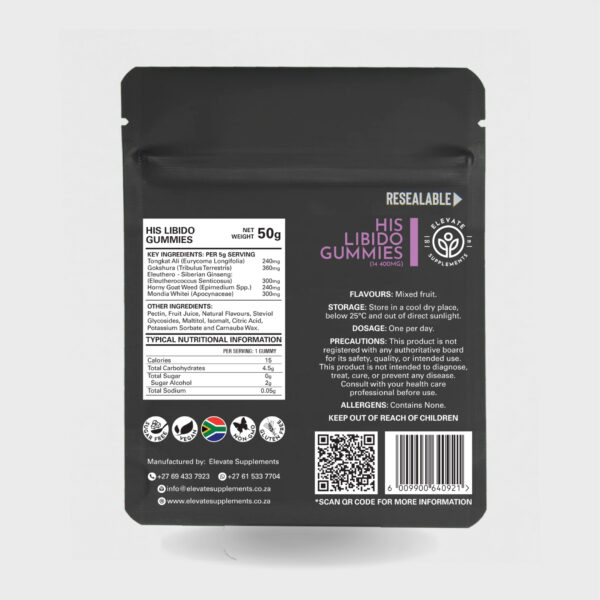Elevate Supplements His Libido Gummies - Image 5