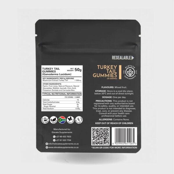Elevate Supplements Turkey Tail Gummies - Image 6