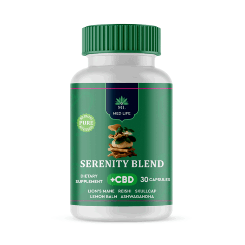 Medlife Serenity Blend with CBD - 30 Capsules