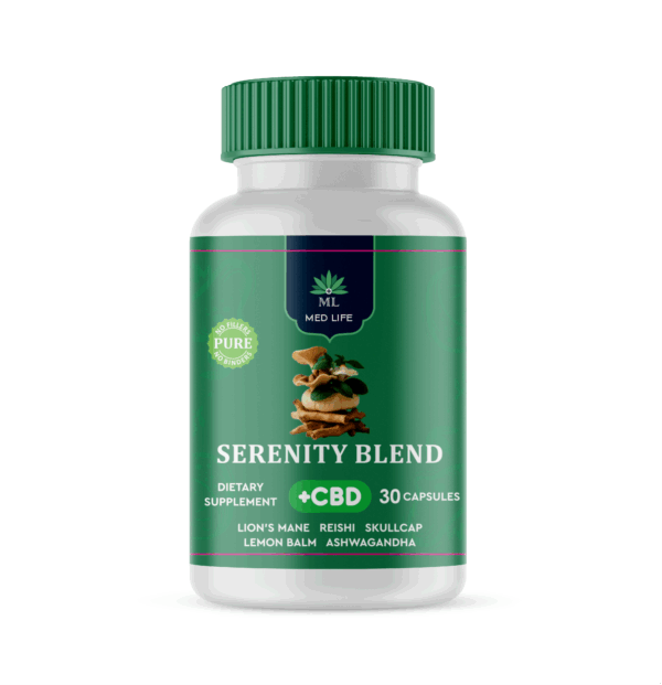 Medlife Serenity Blend with CBD - 30 Capsules