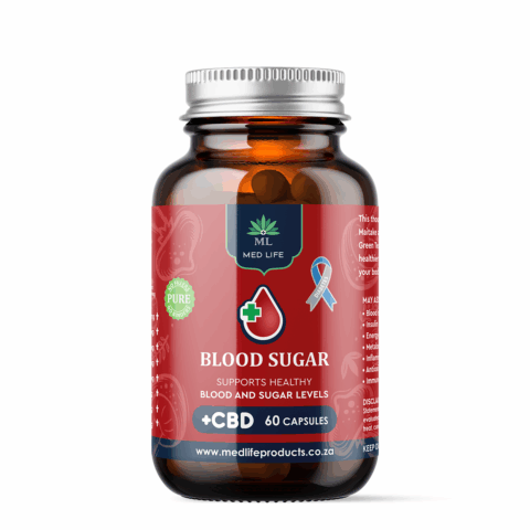 Medlife Blood Sugar with CBD - 60 Capsules