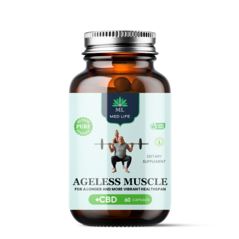 Medlife Ageless Muscle with CBD - 60 Capsules