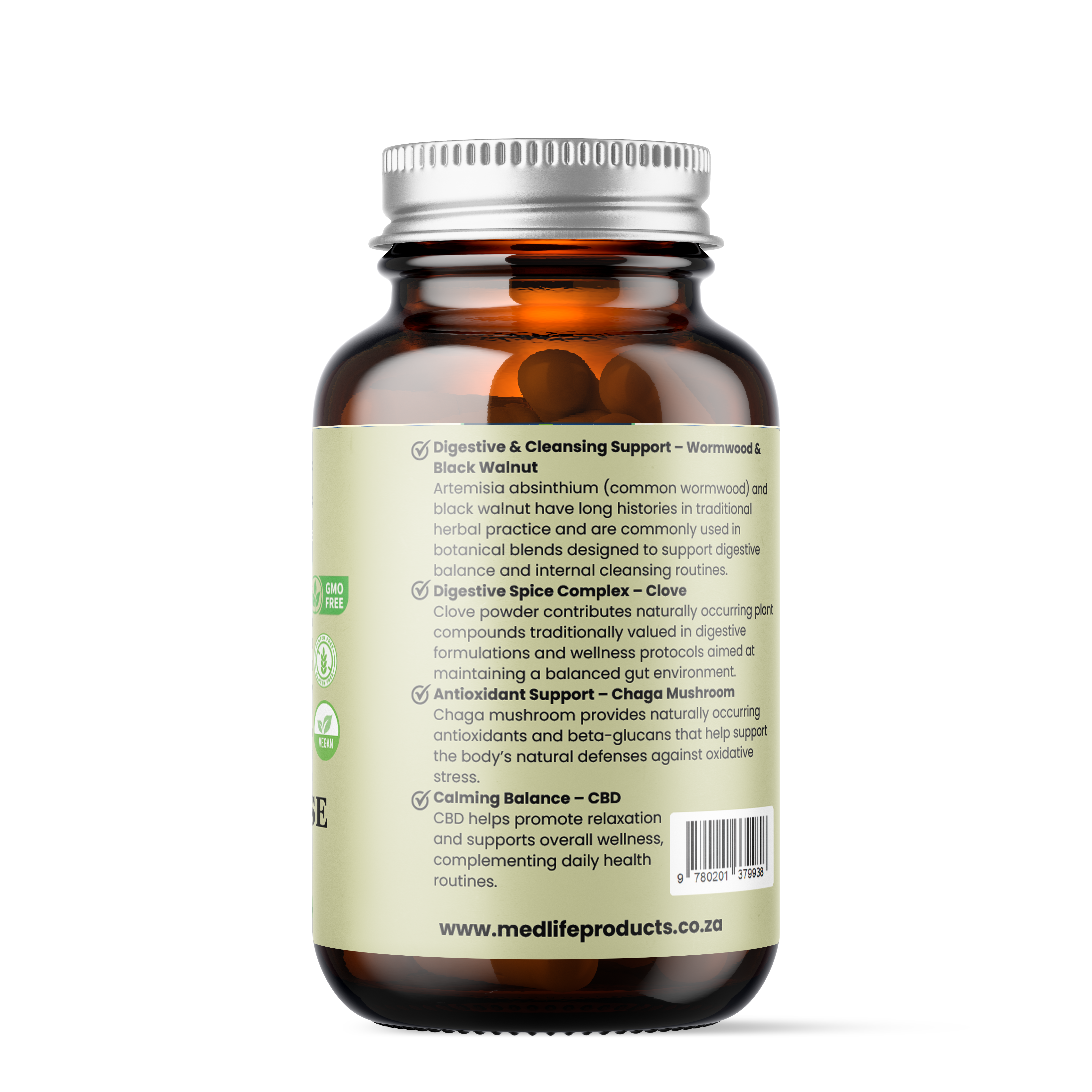 Paracleanse with CBD - 60 Capsules - Image 3