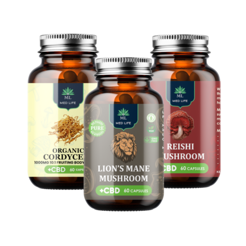 Medlife Mushroom +CBD Trio