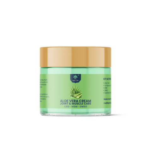 Medlife Aloe Vera CBD joint and muscle care cream 100ml