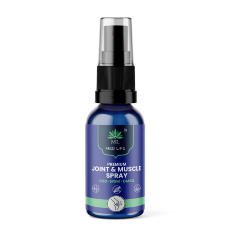 Medlife Premium Joint and Muscle Spray CBD MSM DMSO topical spray 30ml