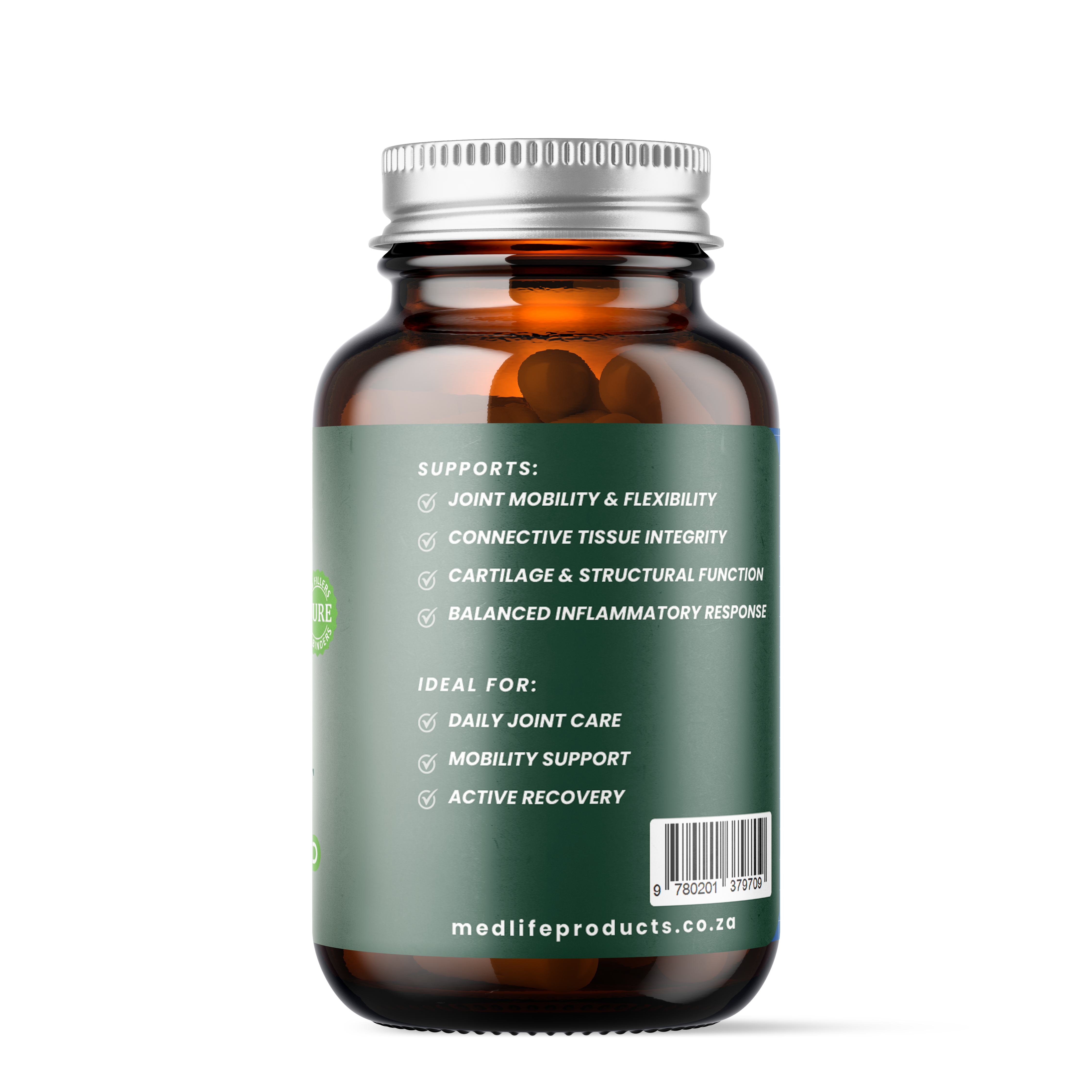 Medlife Joint Support Complex | MSM, Glucosamine, Chondroitin & CBD Joint Support | 60 Capsules - Image 3